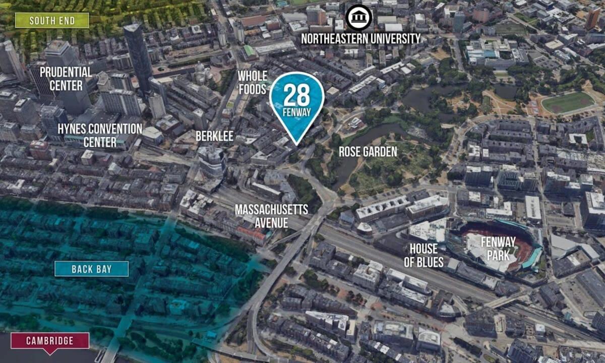 Modern Suite In Fenway Neighborhood Бостон Экстерьер фото